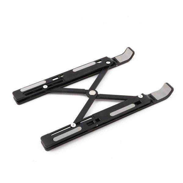 Speed-X 18 inch laptop stand creative folding storage bracket black front view