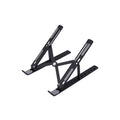 Black metal stand on a white background