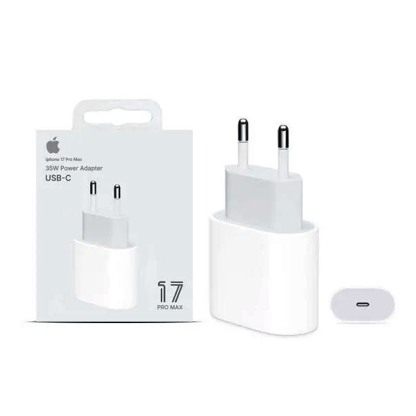 Iphone 17 Pro Max 35w (original Watt) Eu Pin Usb-c Power Adapter